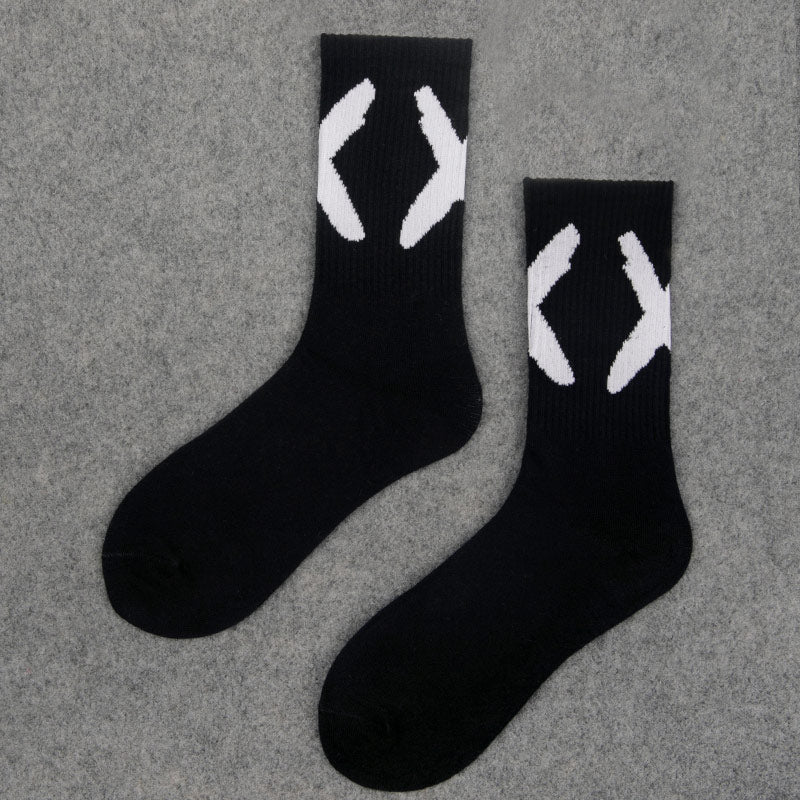 Men and Women X Graphic Socks