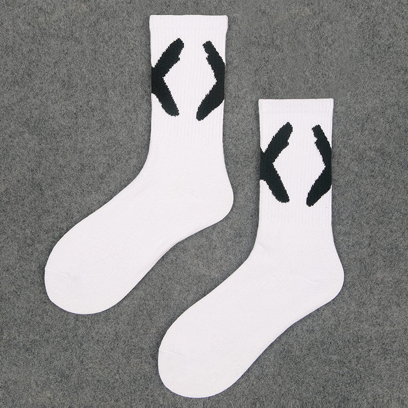 Men and Women X Graphic Socks