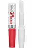 Maybelline New York SuperStay 24 2-Step Liquid Lipstick Makeup, Steady Red-Y, 1 kit, 12 count