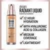 Maybelline Dream Radiant Liquid Medium Coverage Hydrating Makeup, Lightweight Liquid Foundation, Cocoa, 12 Count