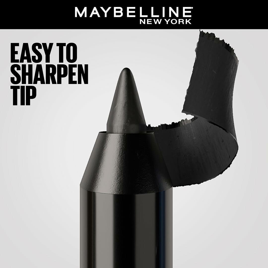 MAYBELLINE New York Tattoo Studio Long-Lasting Sharpenable Eyeliner Makeup Pencil, Glide on Smooth Gel Pigment, 36 Hour Wear, Waterproof Bronze Glitz 0.04 oz, 12 count