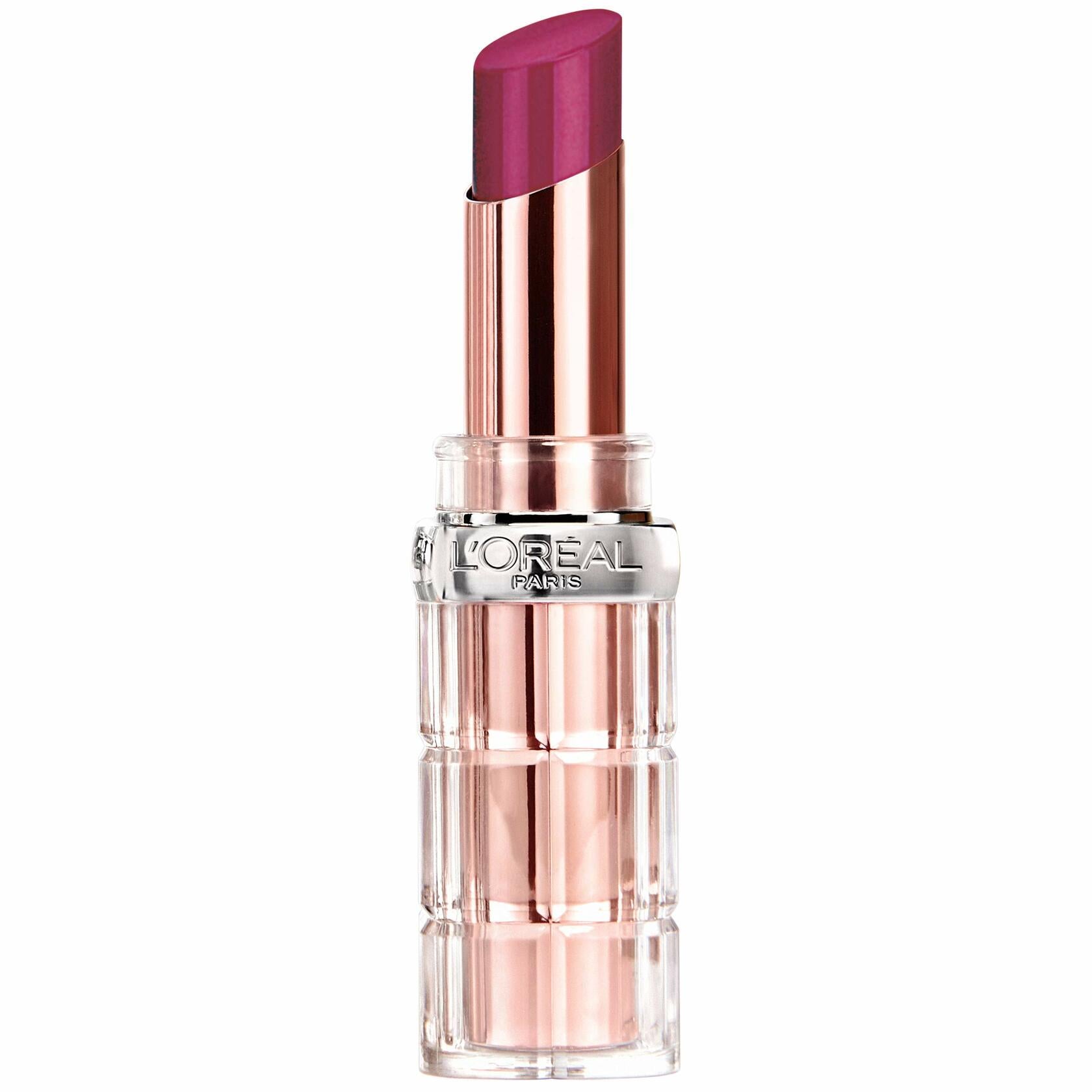 L'Oreal Paris Makeup Colour Riche Plump and Shine Lipstick, Wild Fig Plump, 0.1 oz., 12 count
