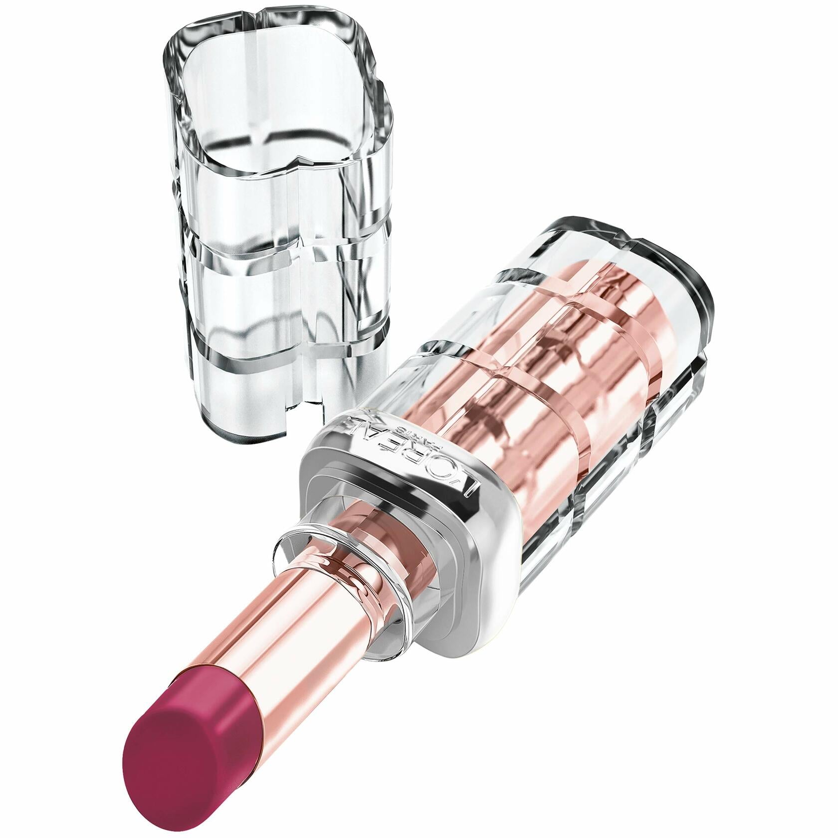 L'Oreal Paris Makeup Colour Riche Plump and Shine Lipstick, Wild Fig Plump, 0.1 oz., 12 count