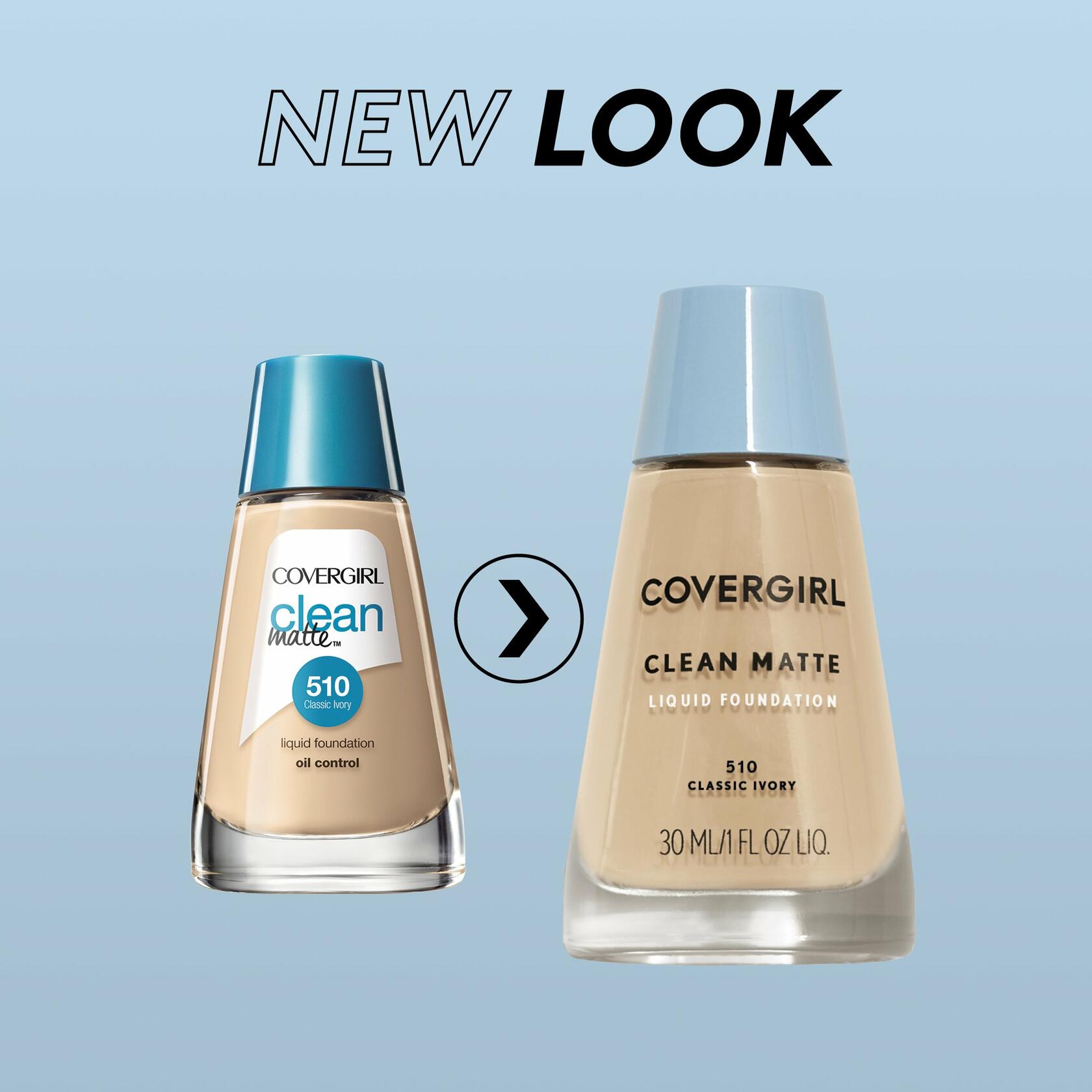 COVERGIRL Clean Matte Liquid Foundation Tawny, 1 oz, 12 count
