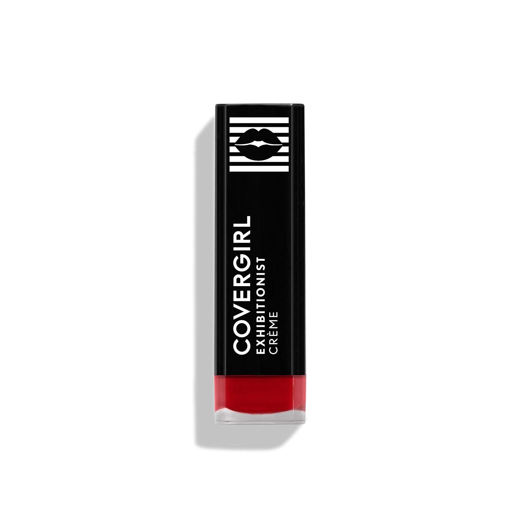 COVERGIRL Exhibitionist Cream Lipstick, Real Red, 12 count