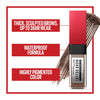Maybelline Tattoo Studio Brow Styling Gel, Waterproof Eyebrow Make Up, Brow Tint for Up to 36HR Wear, Black, 12 Count