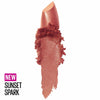 Maybelline New York Color Sensational Lipstick, Lip Makeup, Cream Finish, Hydrating Lipstick, Nude, Pink, Red, Plum Lip Color, Sunset Spark, 0.15 oz; 12 count
