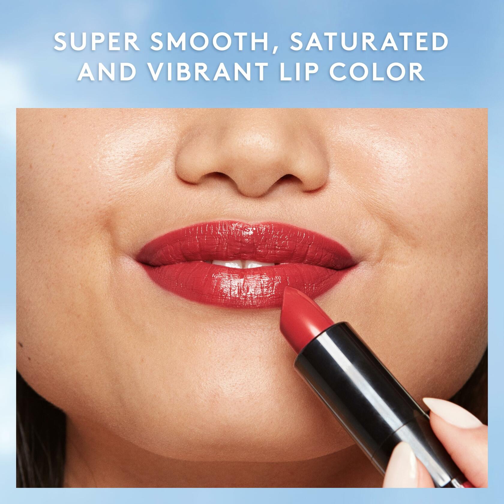 COVERGIRL Exhibitionist Cream Lipstick, Real Red, 12 count