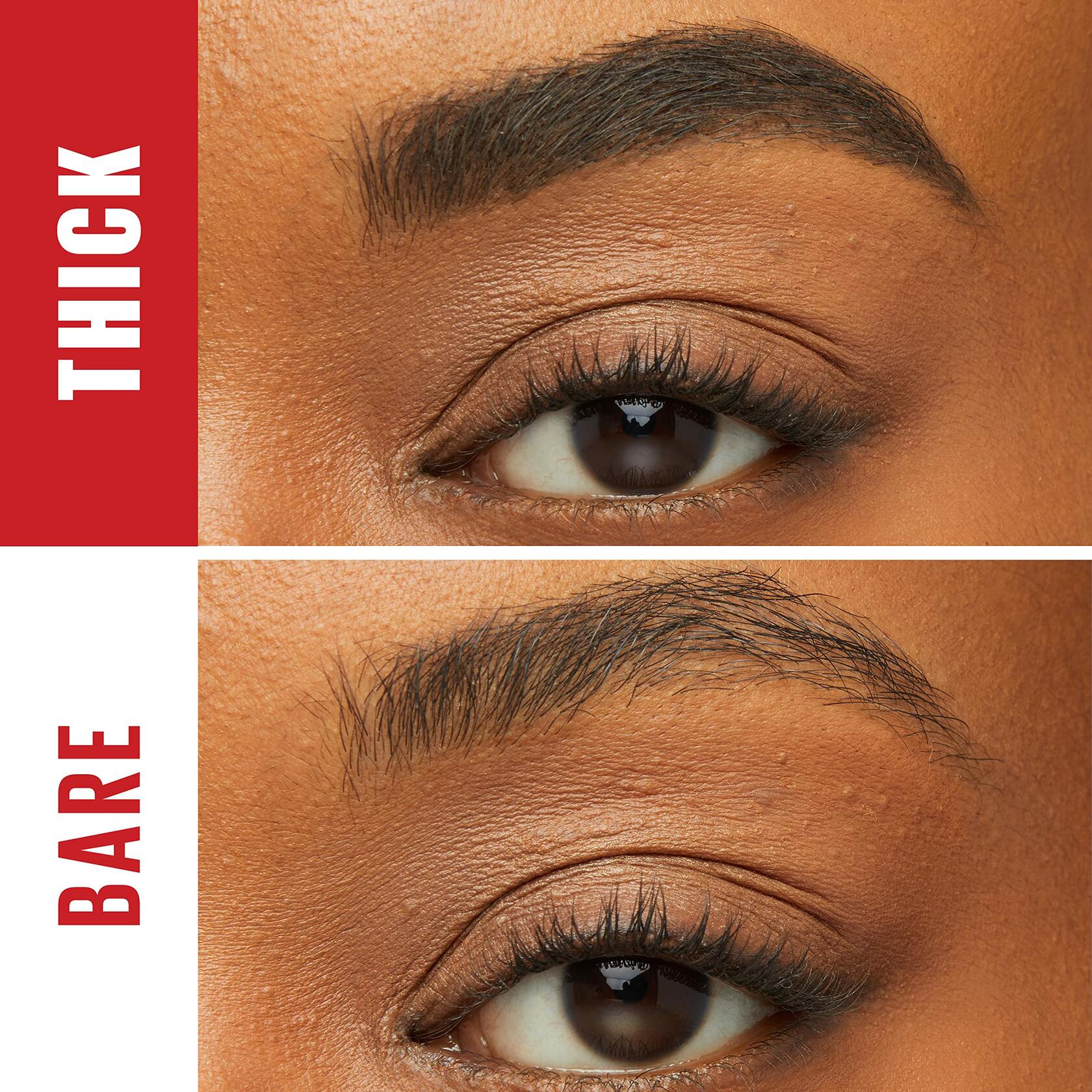 Maybelline Tattoo Studio Brow Styling Gel, Waterproof Eyebrow Make Up, Brow Tint for Up to 36HR Wear, Black, 12 Count