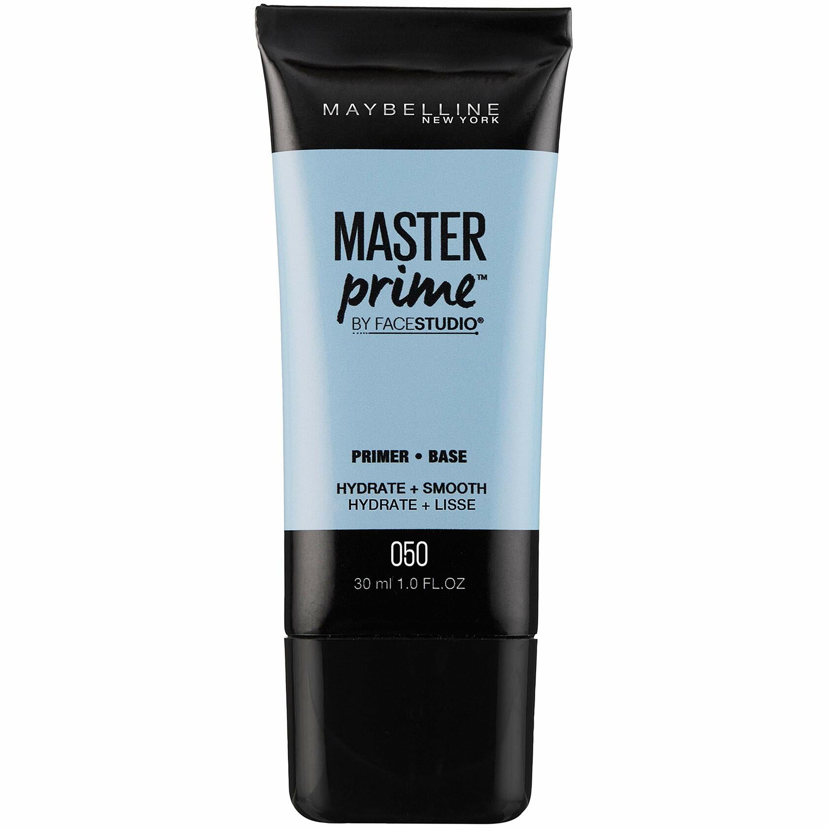 Maybelline Master Prime Face Primer Makeup Base, 1 Fl Oz, 12 count