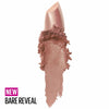 Maybelline Color Sensational Lipstick, Lip Makeup, Cream Finish, Hydrating Lipstick, Nude, Pink, Red, Plum Lip Color, Bare Reveal, 0.15 oz; 12 count