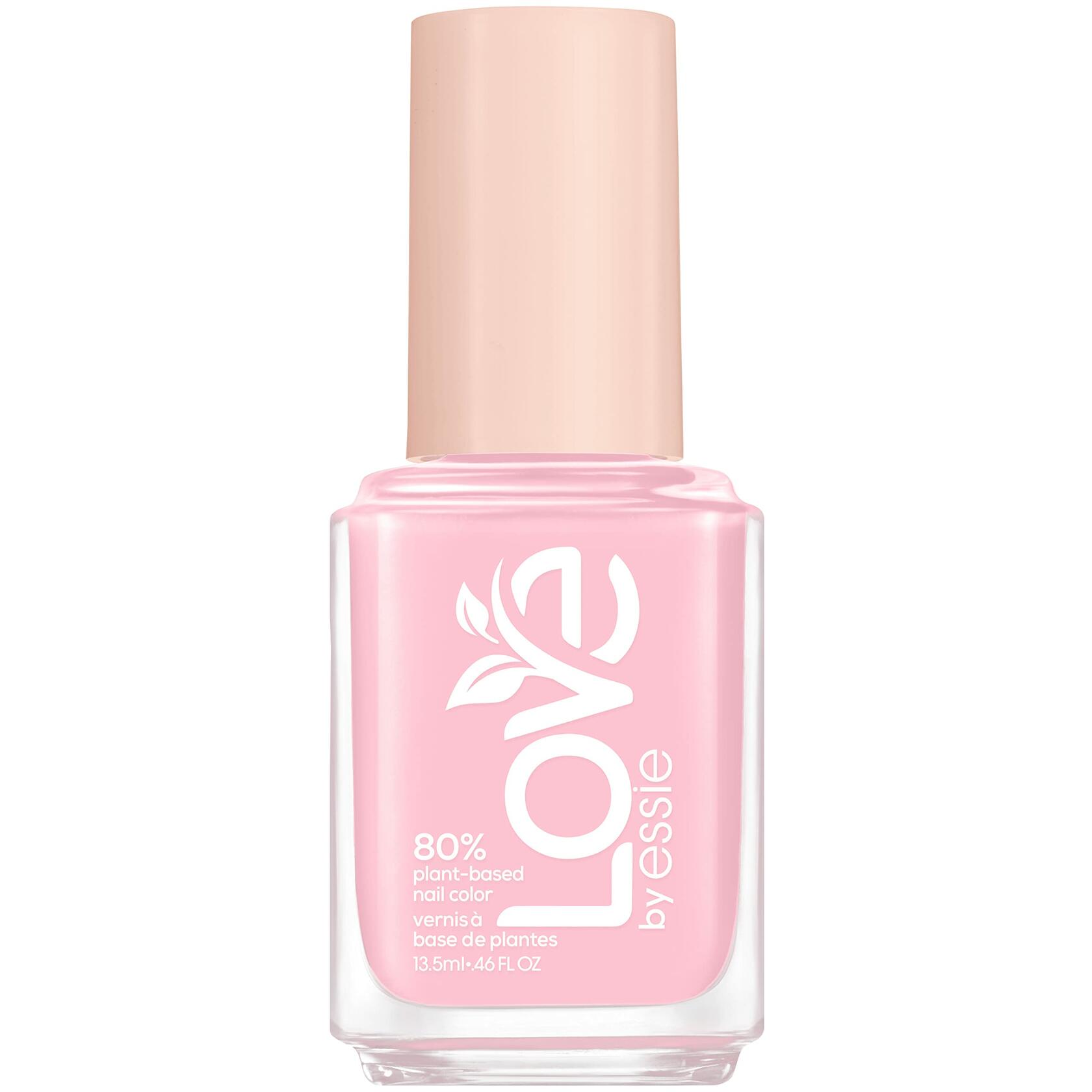 LOVE by essie Nail Polish, 80% Plant-based, Salon-Quality, Vegan, Pink, Free In Me, 0.46 Fl Oz, 12 count