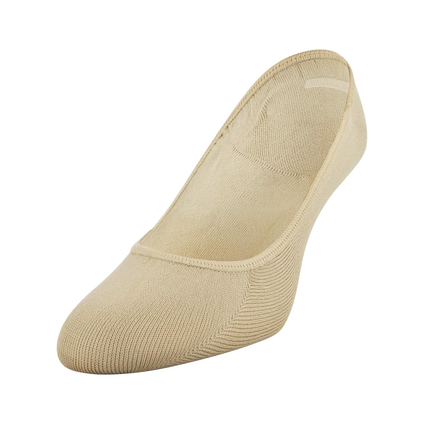 Peds Women's Lightweight Low Cut No Show Socks, Multipairs, Nude (6-Pairs), Shoe Size: 8-12, 12 count