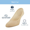 Peds Women's Lightweight Low Cut No Show Socks, Multipairs, Nude (6-Pairs), Shoe Size: 8-12, 12 count
