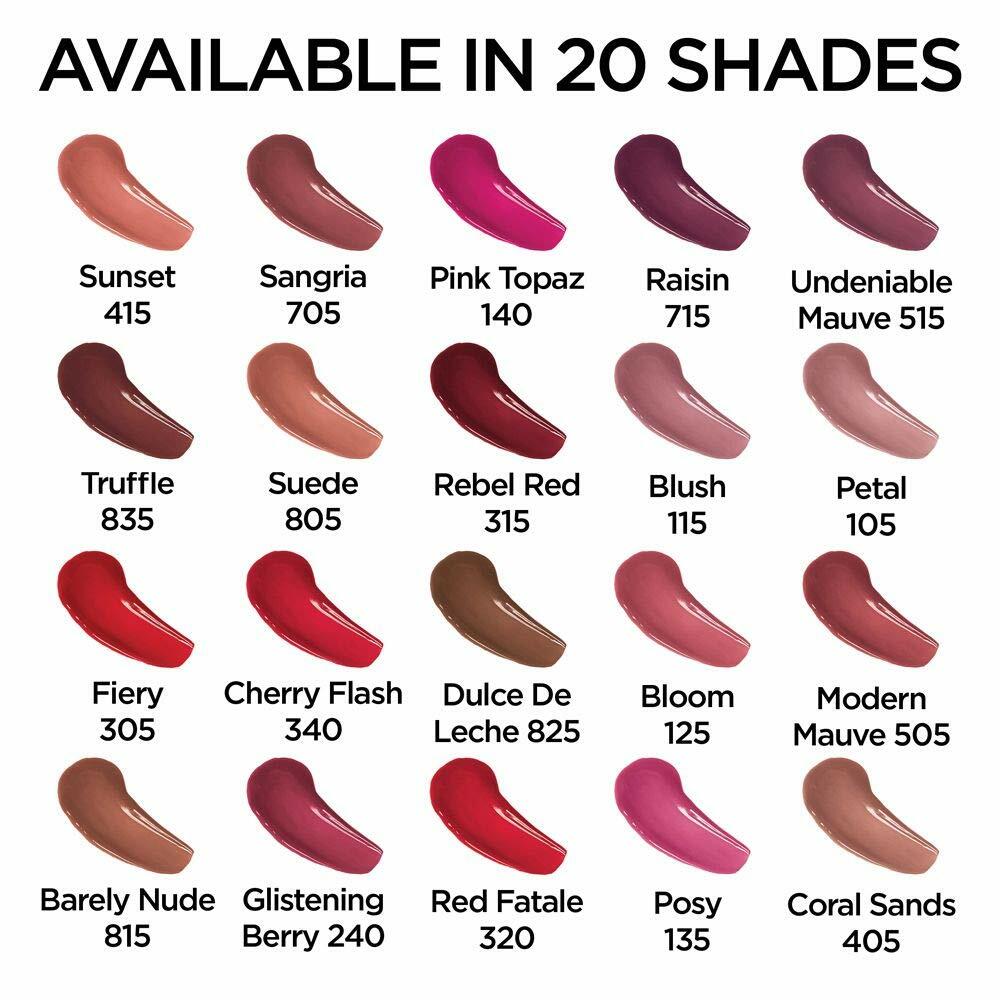 L’Oreal Paris Makeup Infallible 8 Hour Hydrating Lip Gloss, Fiery, 0.21 Fl Oz, 12 count
