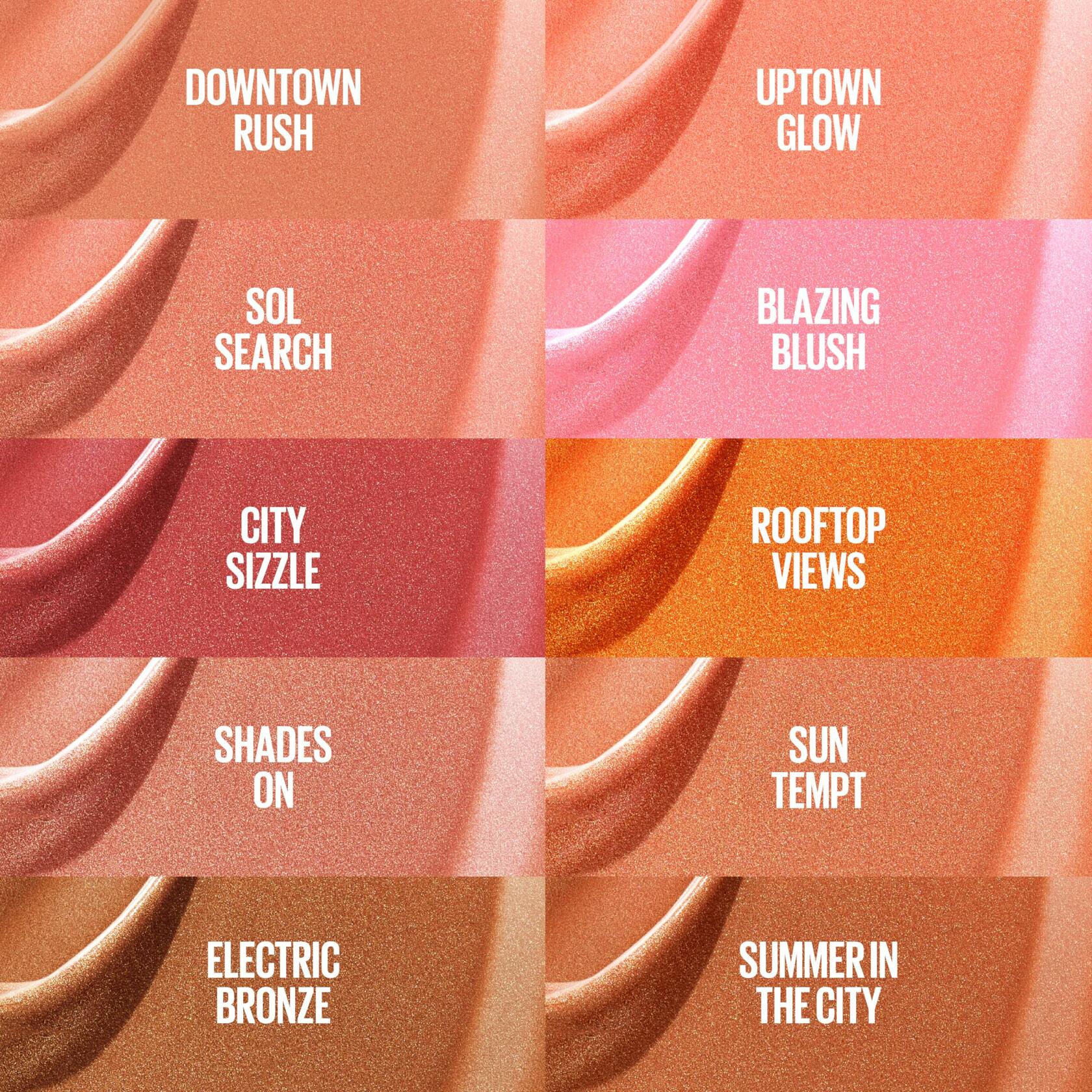 Maybelline Sunkisser Multi-Use Liquid Blush and Bronzer, Rooftop Views, 12 Count