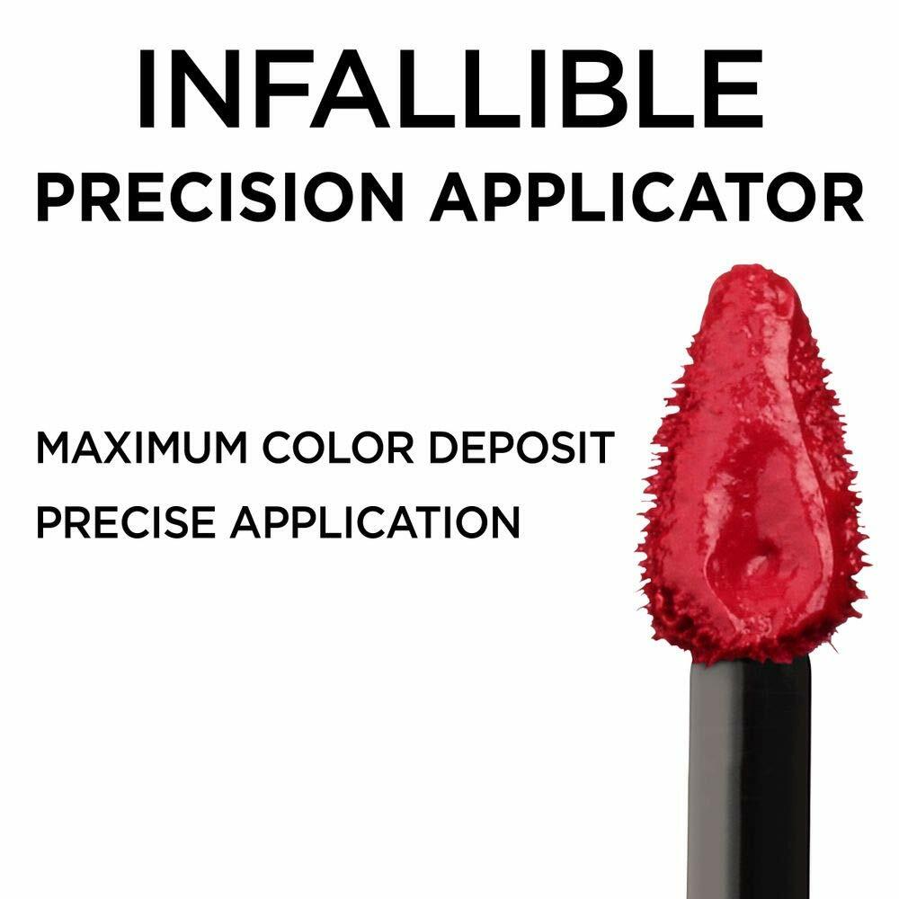 L’Oreal Paris Makeup Infallible 8 Hour Hydrating Lip Gloss, Fiery, 0.21 Fl Oz, 12 count