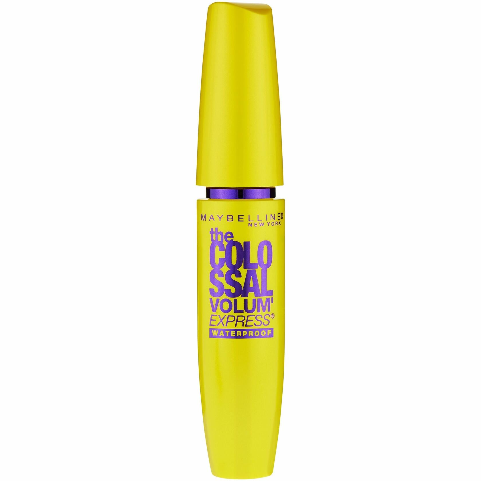 Maybelline Volum' Express The Colossal Waterproof Mascara, Volumizing, Classic Black, 12 Count