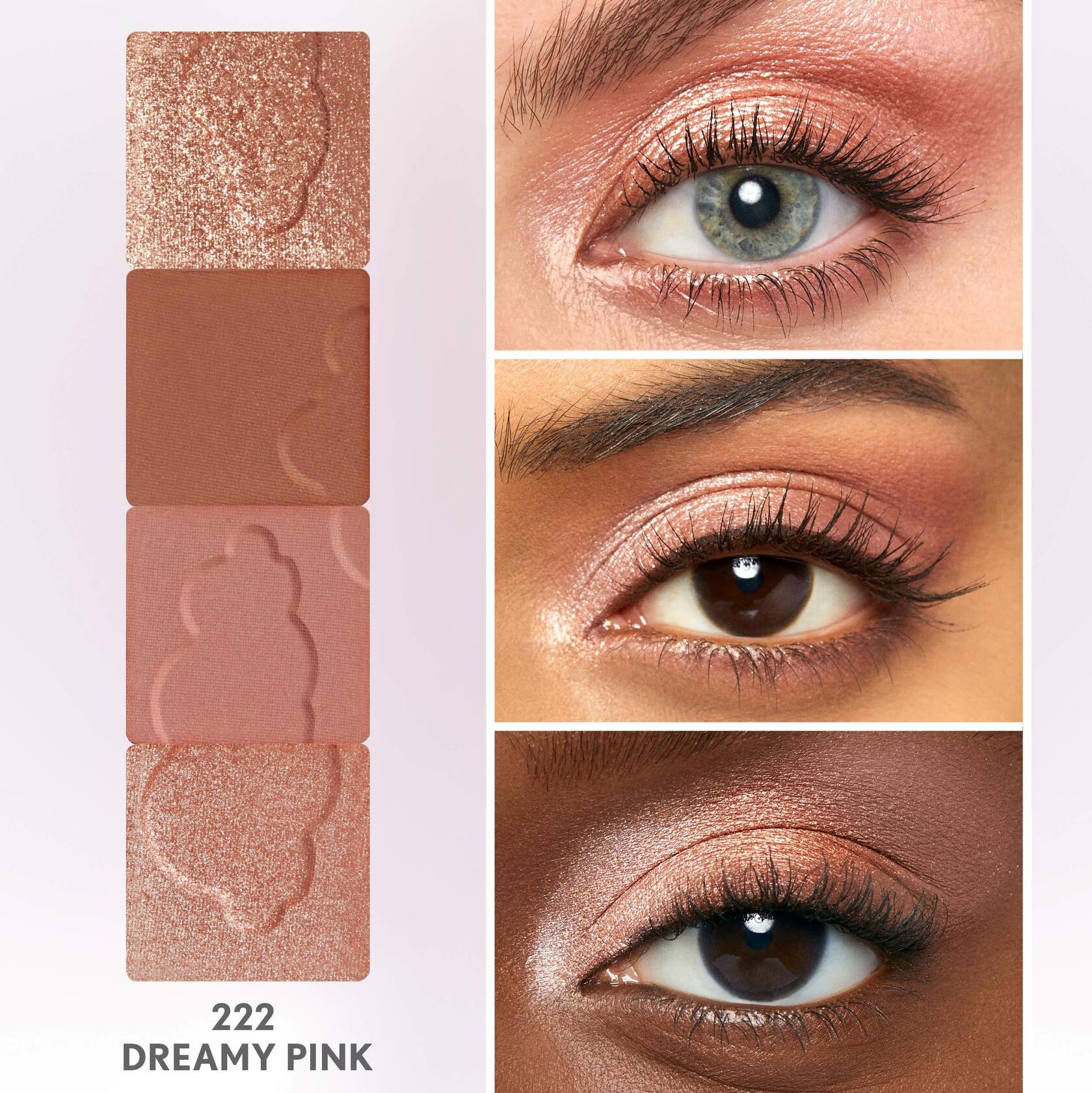 COVERGIRL Clean Fresh Color Clean Eyeshadow Dreamy Pink, 12 count
