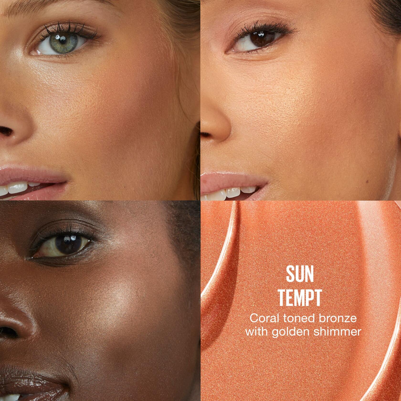 Maybelline Sunkisser Multi-Use Liquid Blush and Bronzer,  Sun Tempt, 12 Count
