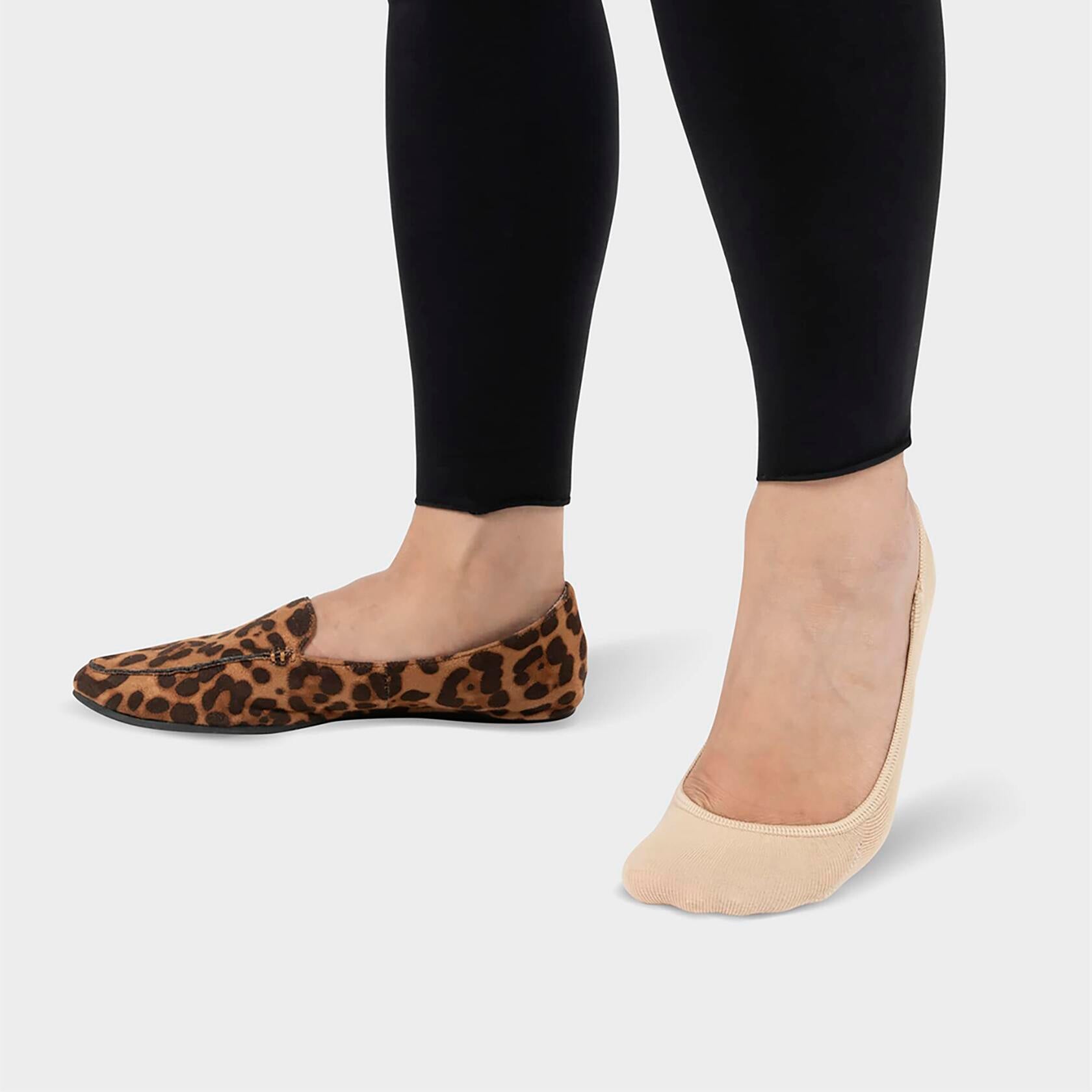 Peds Women's Moisture Wicking Low Cut No Show Socks, 6-Pairs, Nude, Shoe Size: 5-10, 12 count