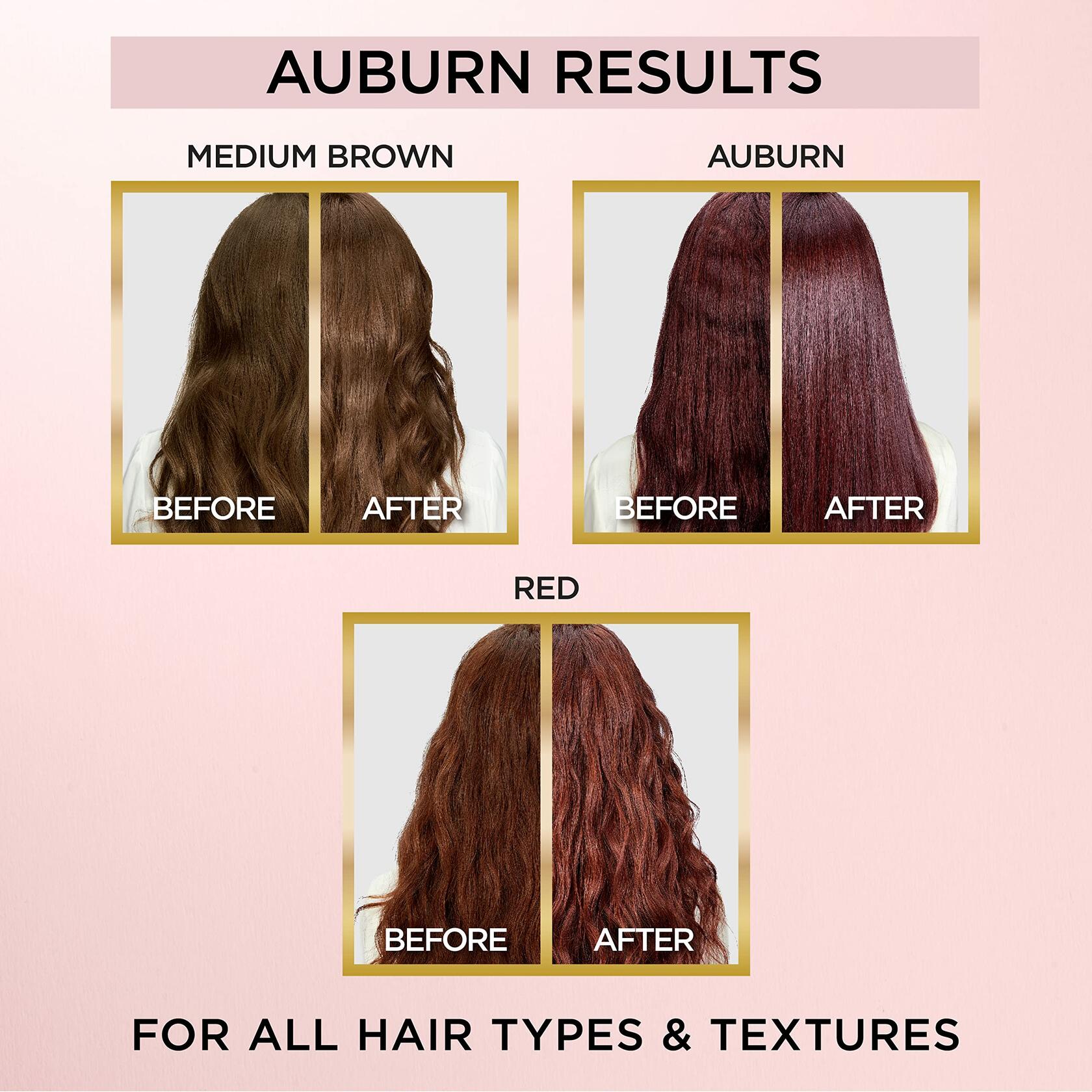 L’Oréal Paris Le Color One Step Toning Hair Gloss, Auburn, 4 Ounce, 12 count