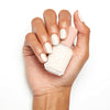 LOVE by essie Nail Polish, 80% Plant-based, Salon-Quality, Vegan, White, Blessed Never Stressed, 0.46 Fl Oz, 12 count