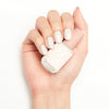 LOVE by essie Nail Polish, 80% Plant-based, Salon-Quality, Vegan, White, Blessed Never Stressed, 0.46 Fl Oz, 12 count
