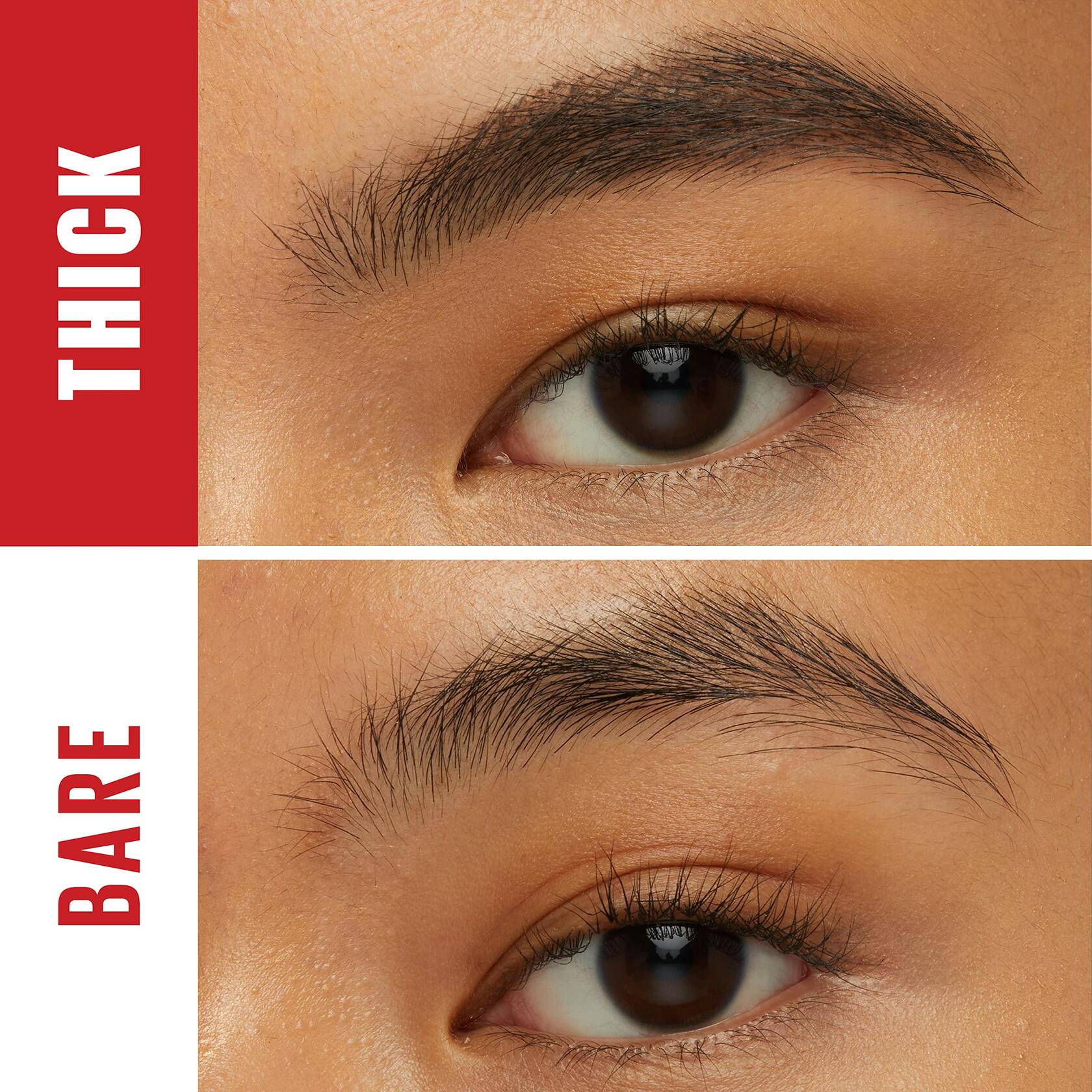 Maybelline Tattoo Studio Brow Styling Gel, Waterproof Eyebrow Make Up, Brow Tint for Up to 36HR Wear, Deep Brown, 12 Count