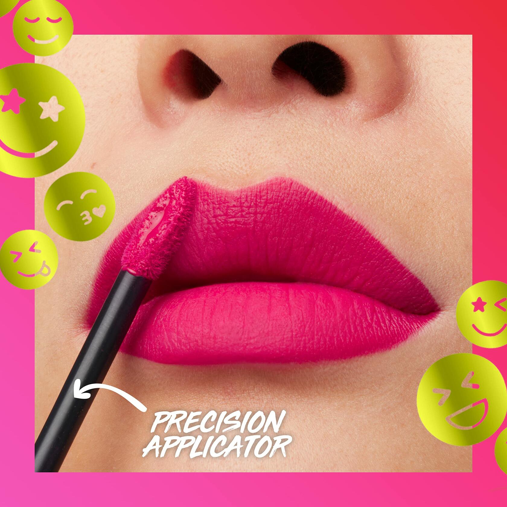 Maybelline Super Stay Matte Ink Liquid Lip Color, Moodmakers Lipstick Collection, Euphoric, 12 Count