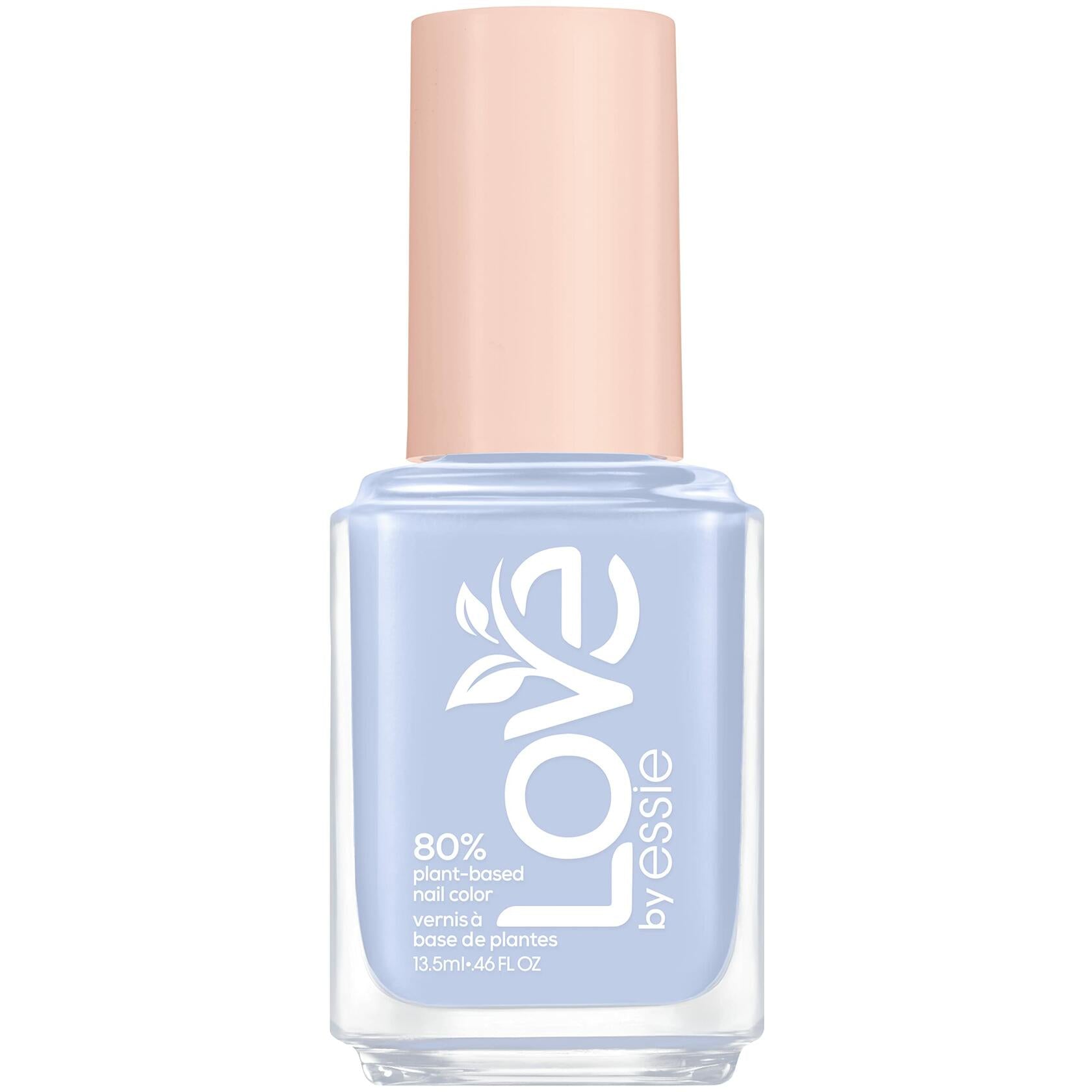 LOVE by essie Nail Polish, 80% Plant-based, Salon-Quality, Vegan, Soft Blue, Putting Myself First, 0.46 Fl Oz, 12 count