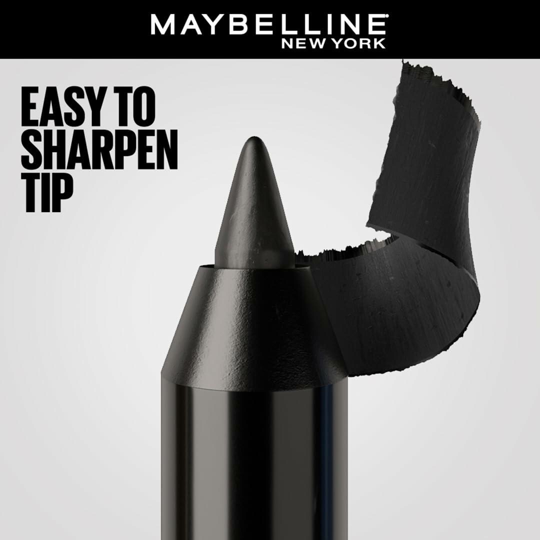 MAYBELLINE New York Tattoo Studio Long-Lasting Sharpenable Eyeliner Pencil, Waterproof Rose Quartz 0.04 oz, 12 count