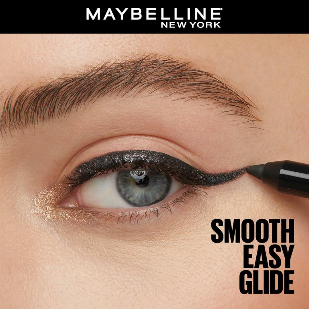 MAYBELLINE New York Tattoo Studio Long-Lasting Sharpenable Eyeliner Pencil, Waterproof Rose Quartz 0.04 oz, 12 count