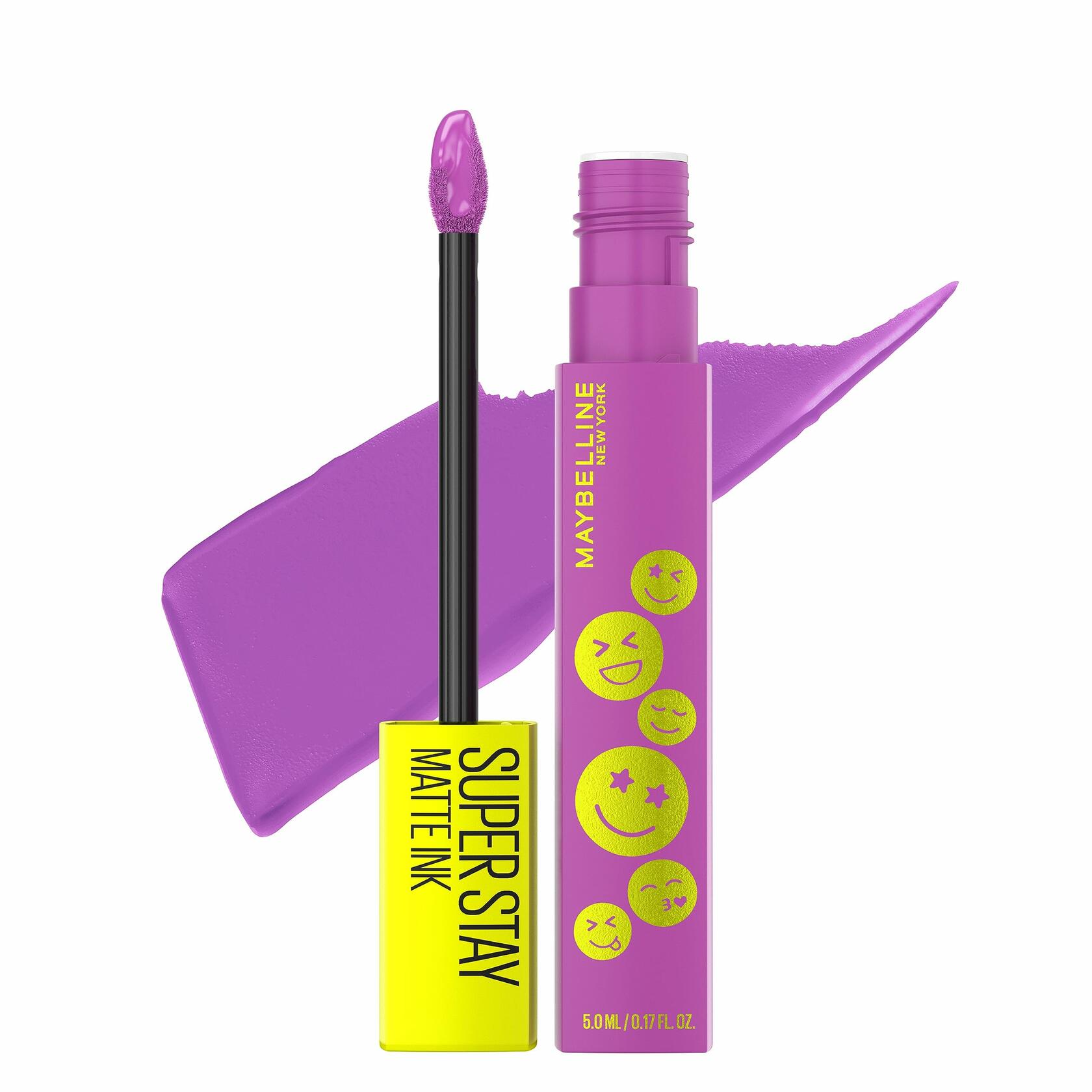 Maybelline Super Stay Matte Ink Liquid Lip Color, Moodmakers Lipstick Collection, Euphoric, 12 Count