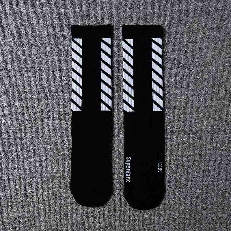 Retro Striped OFF Skateboard Socks