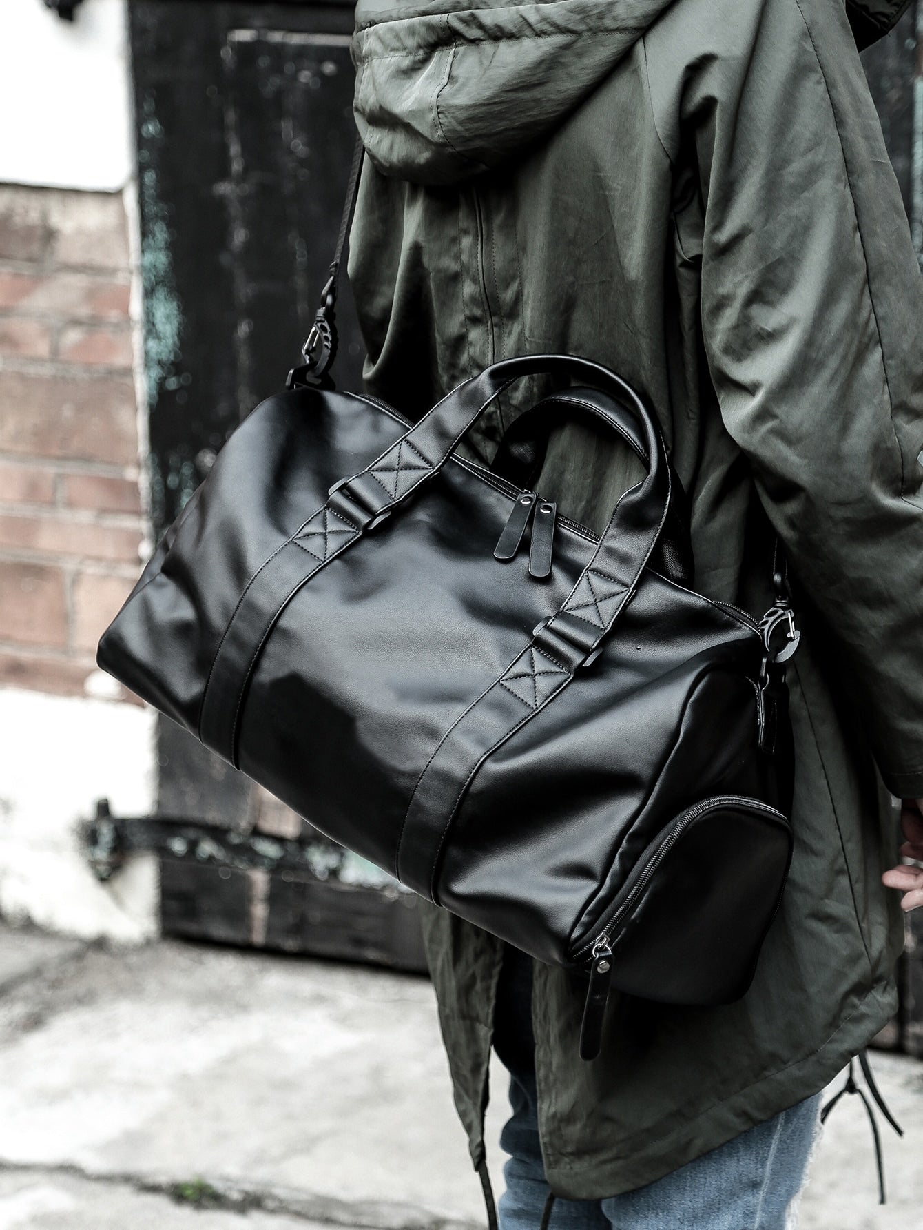 Minimalist Double Handle Duffel Bag