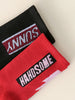 2pairs Men Letter Graphic Crew Socks