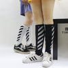 Retro Striped OFF Skateboard Socks