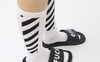 Retro Striped OFF Skateboard Socks